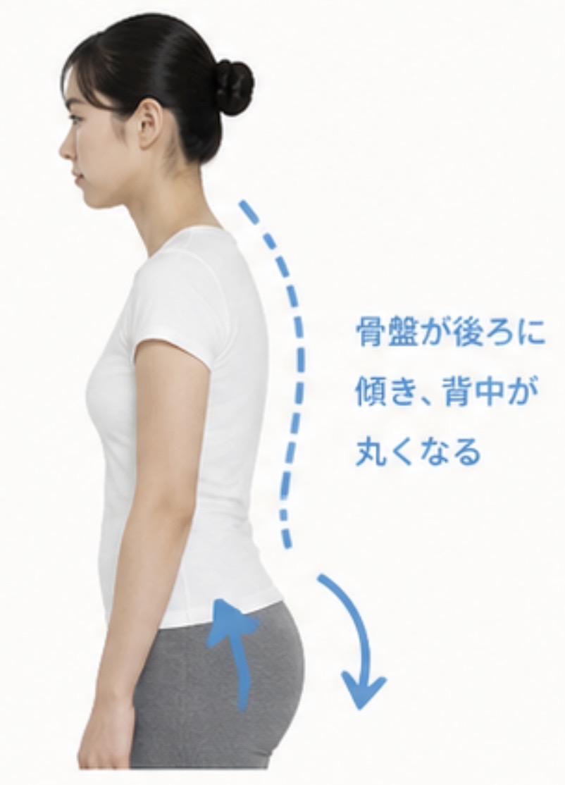 腰猫背