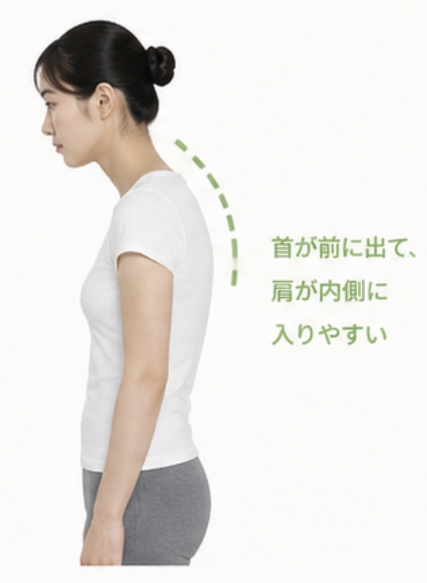 背中猫背